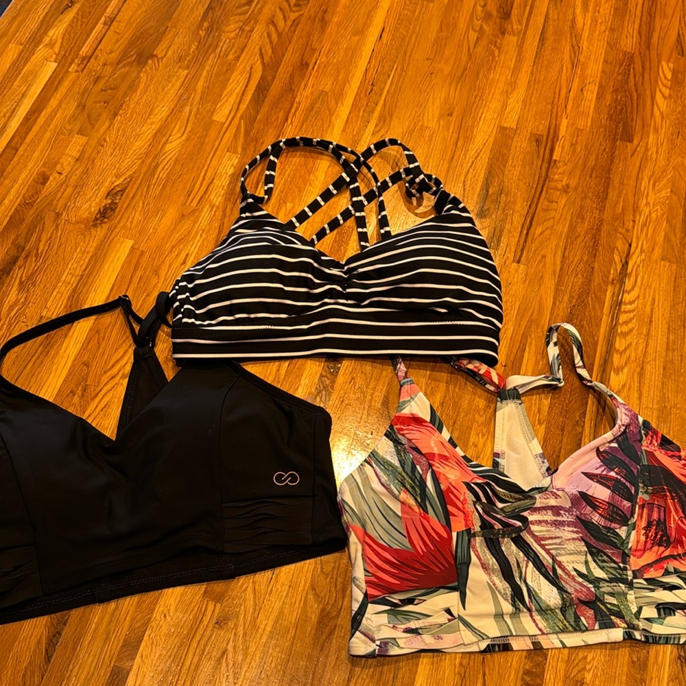 Calia swim tops set of 3. Like new. Size Medium